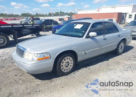 2003 Mercury Grand Marquis Gs из США, поврежденный, VIN 2MEFM74W03X632538